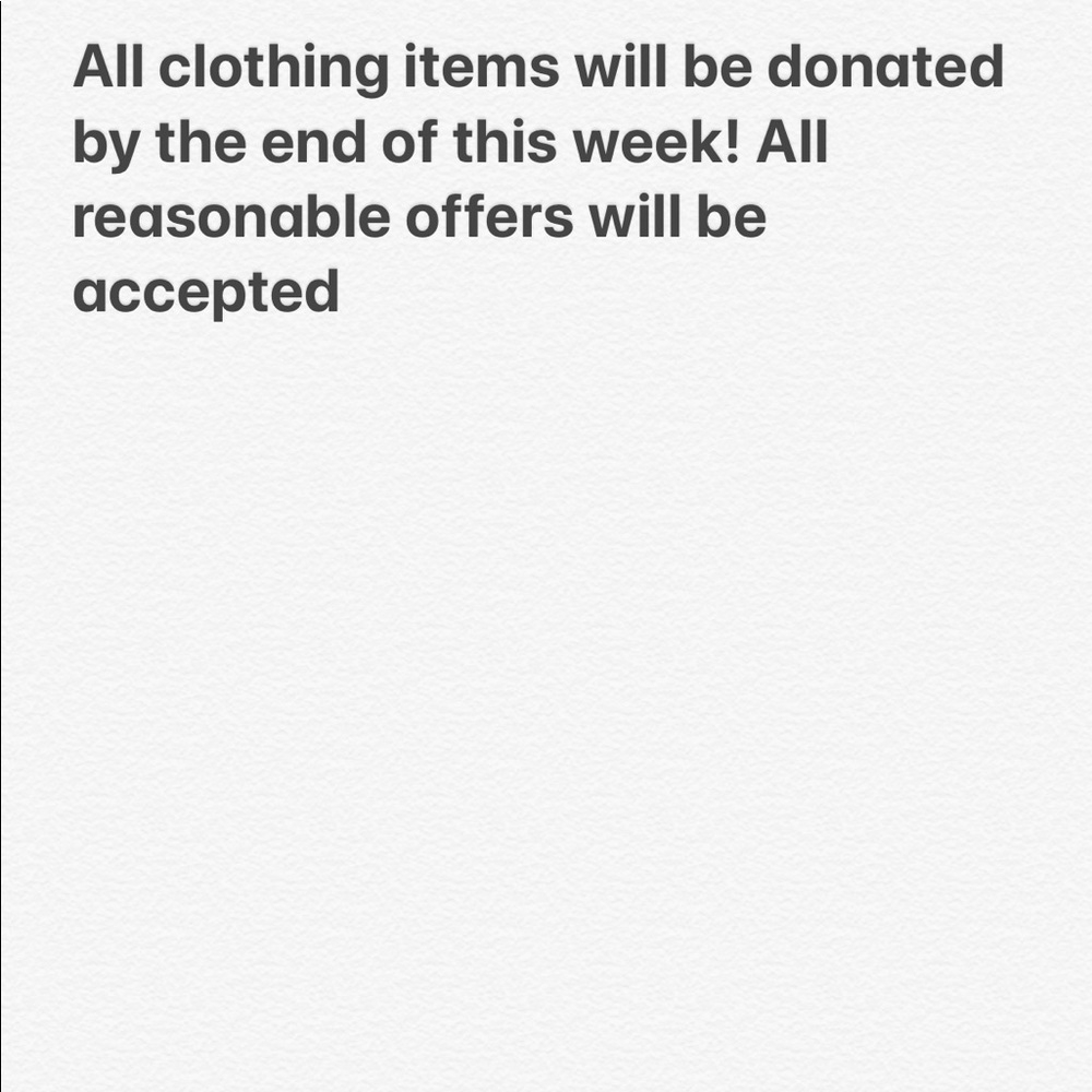 All clothing items